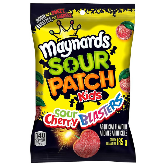 Maynards Sour Patch Kids Sour Cherry Blasters (185g)