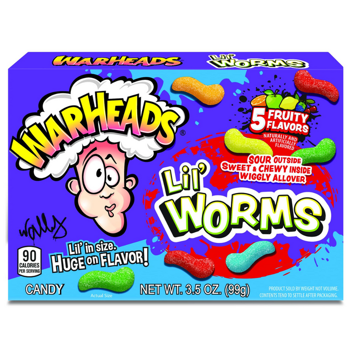Warheads Lil Worms Theater Box