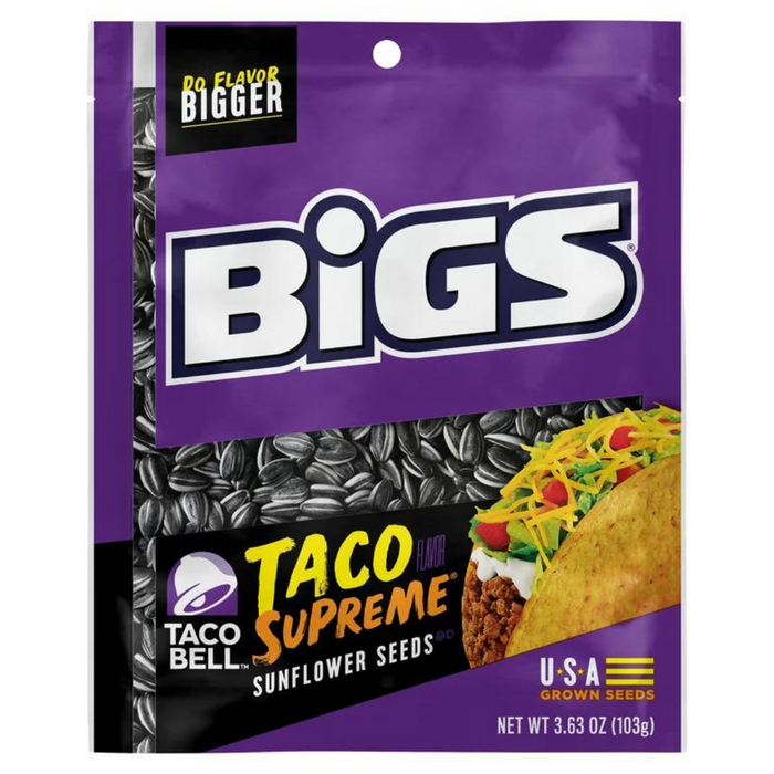 Bigs Taco Supreme Flavored Sunflower Seeds