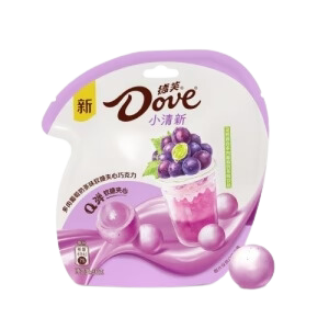DOVE Gummy Chocolate Grape Milk Tea