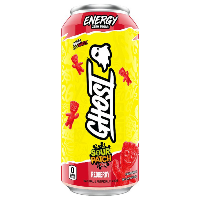 Ghost Energy Sour Patch Kids Redberry