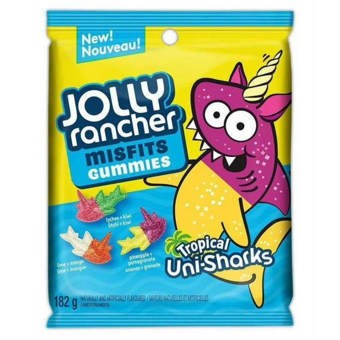 Jolly Rancher Tropical Uni-Sharks Misfits Gummies