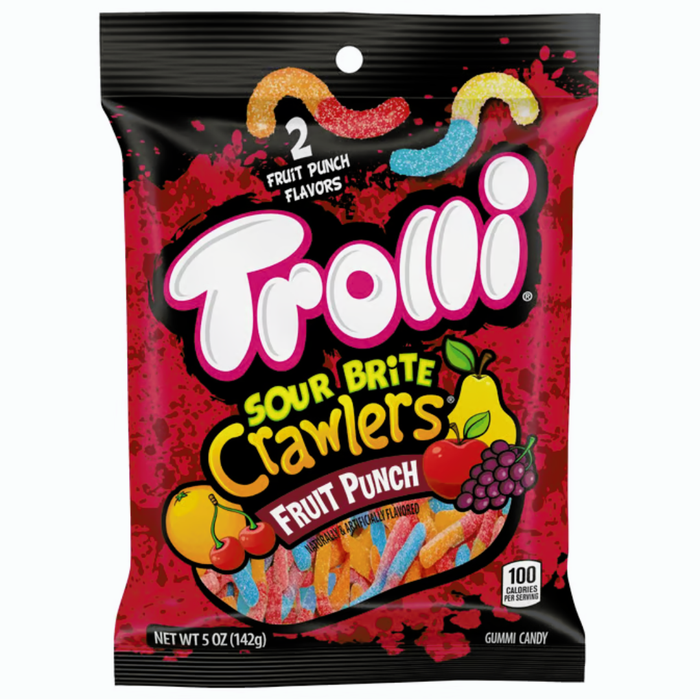 Trolli Sour Brite Crawlers Fruit Punch