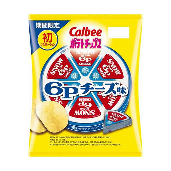 Calbee 6 Piece Snow Cheese Chips