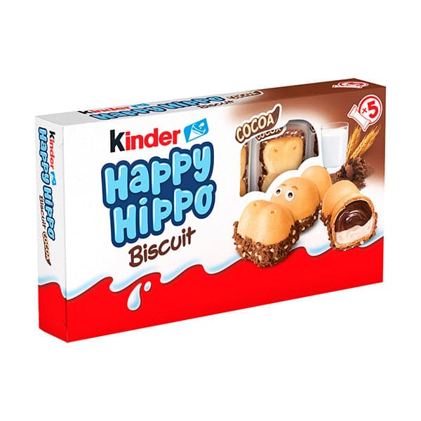 Kinder Happy Hippo Cocoa Biscuits | 5 Count