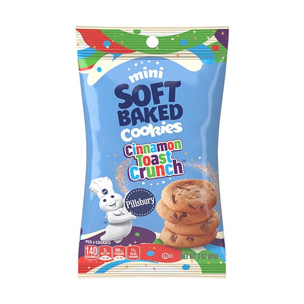 Pillsbury Mini Soft Baked Cookies | 3oz - Cinnamon Toast Crunch