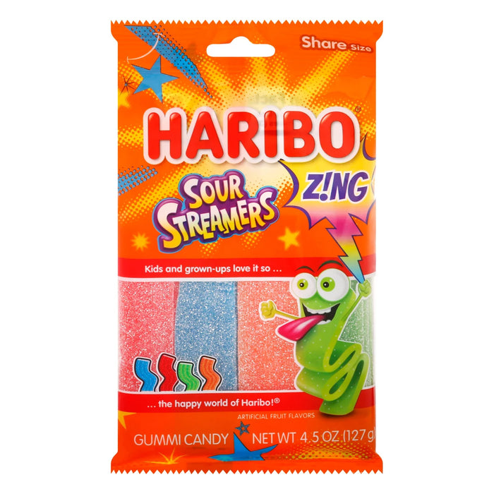 Haribo Sour Streamers Gummies