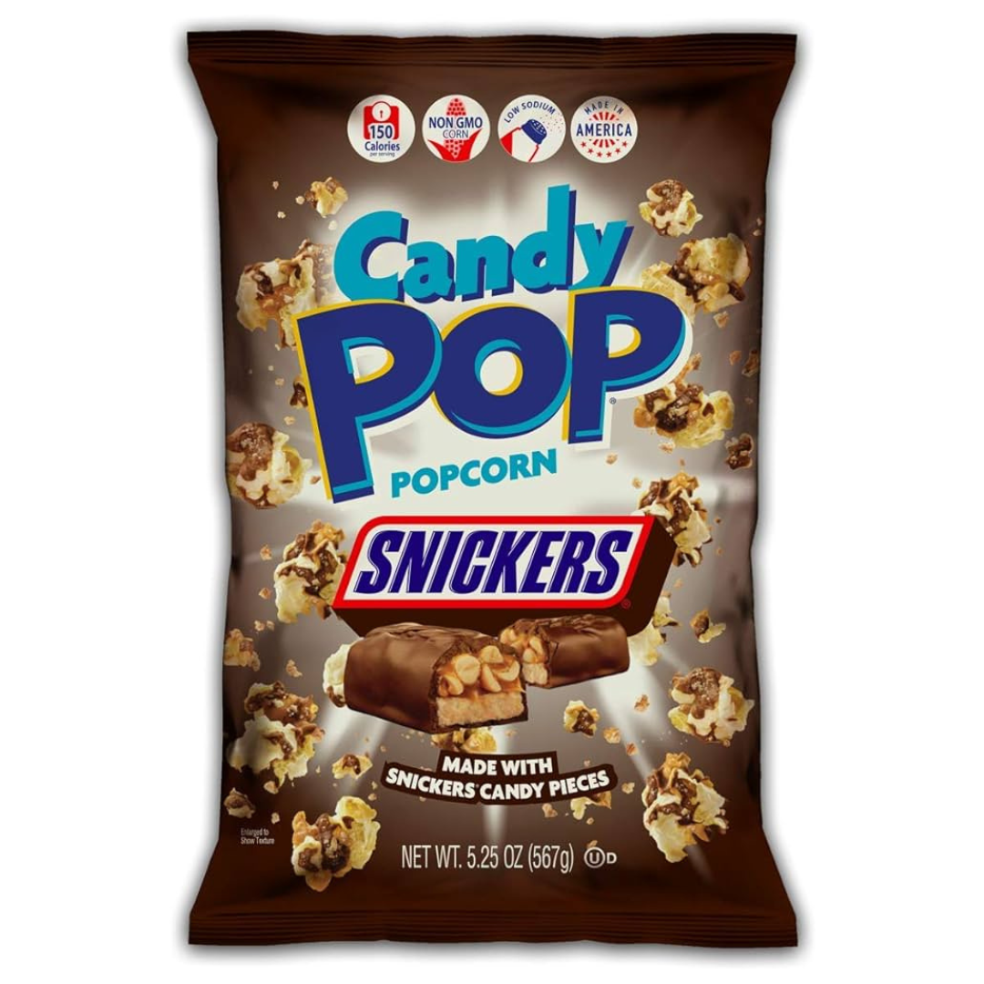 Candy Pop Popcorn Snickers — Order Exotic Snacks