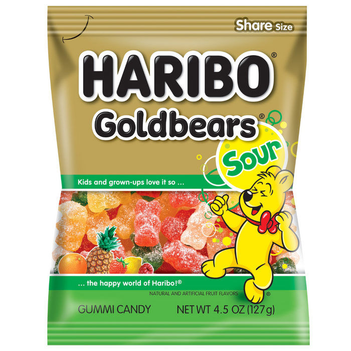 Haribo Goldbears Sour Gummies