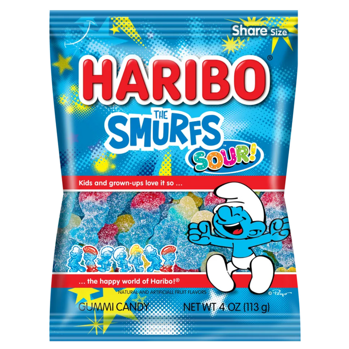 Haribo Smurfs Sour Gummies
