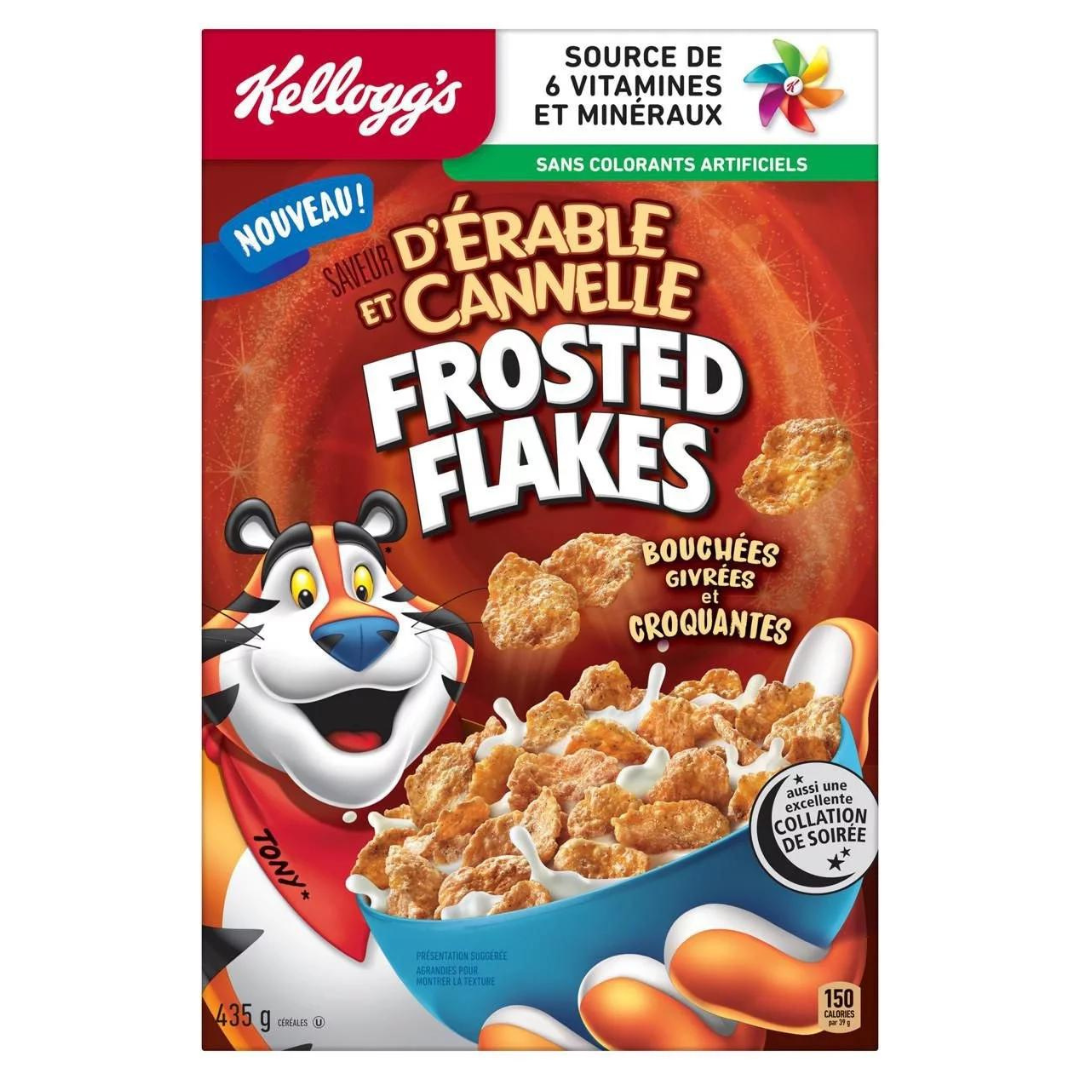 Kellogg's Maple Cinnamon Frosted Flakes Cereal — Order Exotic Snacks