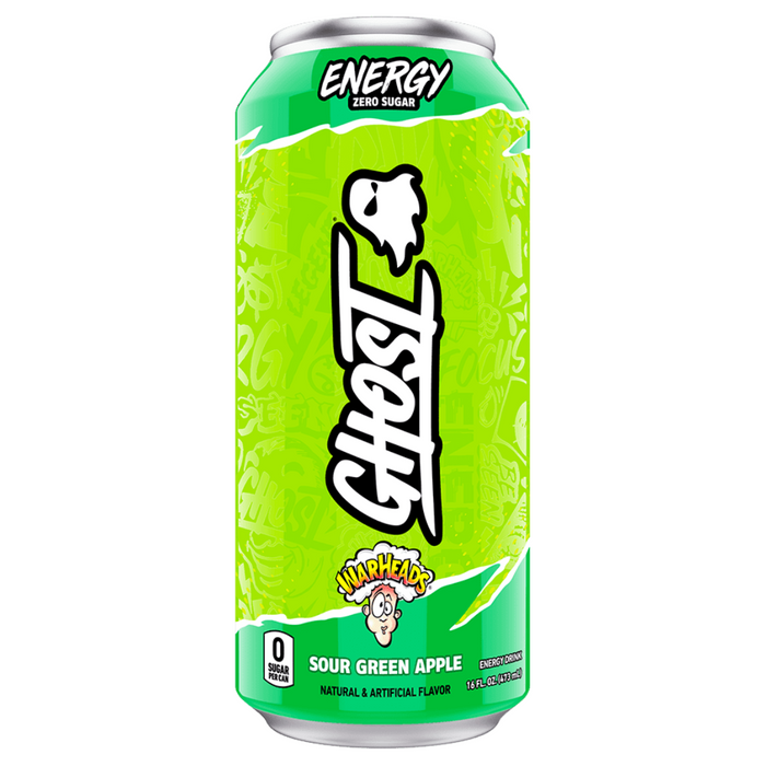Ghost Energy Warheads Sour Green Apple