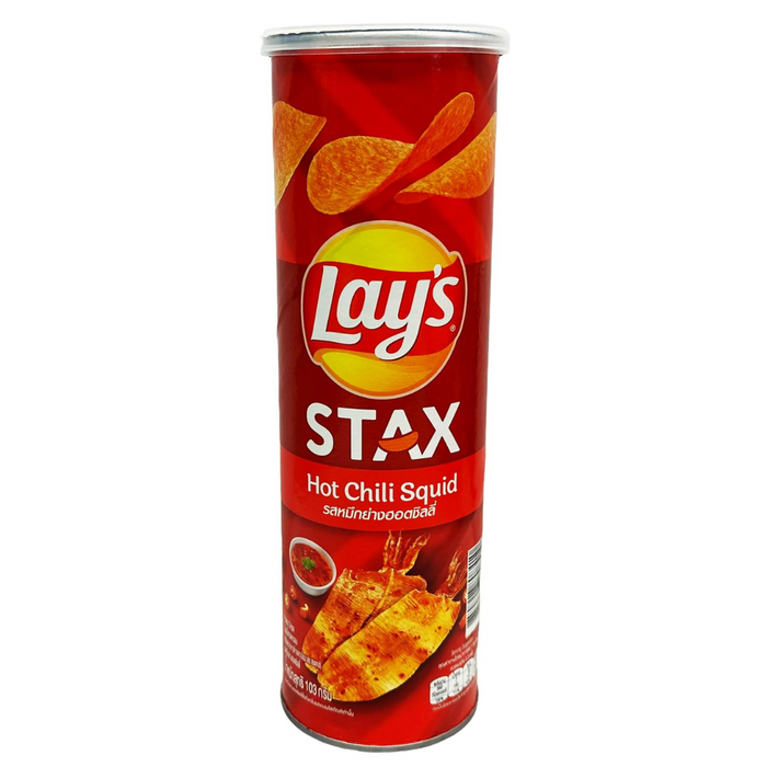 Lay's Stax Hot Chili Squid