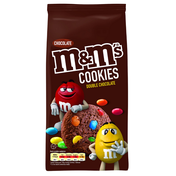 M&M's Double Chocolate Chip Biscuits