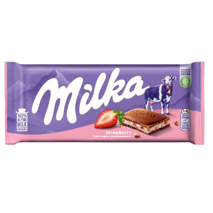 Milka Bar Strawberry