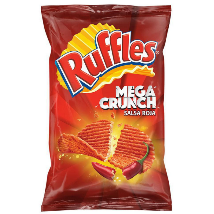 Ruffles Mega Crunch Salsa Roja Order Exotic Snacks