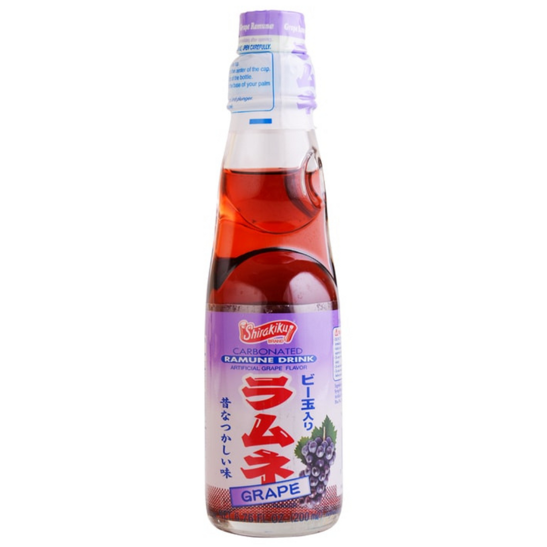 Shirakiku Ramune Grape Soda — Order Exotic Snacks