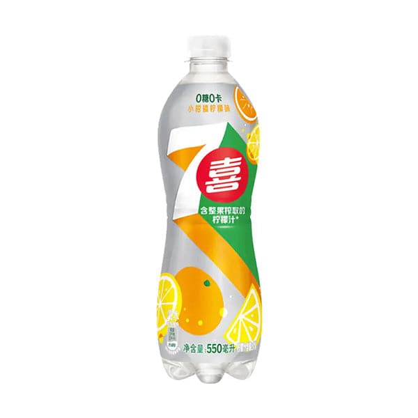 Exotic 7up Soda Orange Lemon Zero Sugar | 550mL