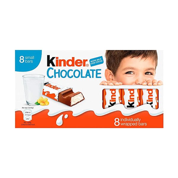 Kinder Chocolate Bars | 8 Count